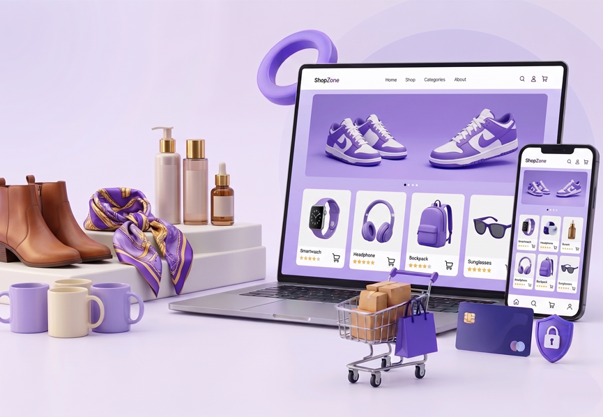 Ecommerce hero section image