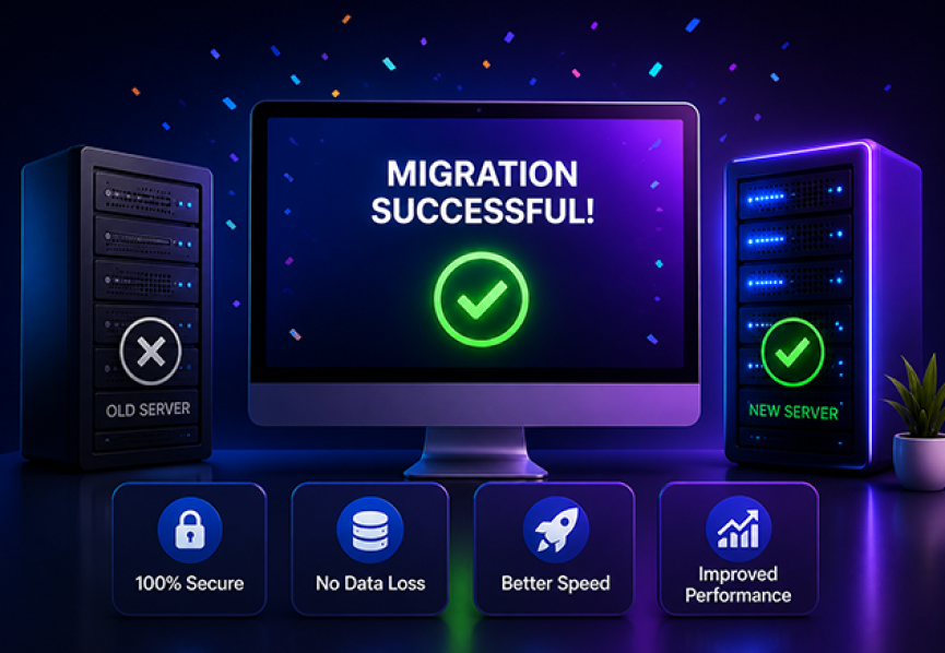 Website migration second section